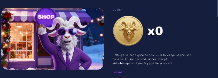 Goatz har en egen shop