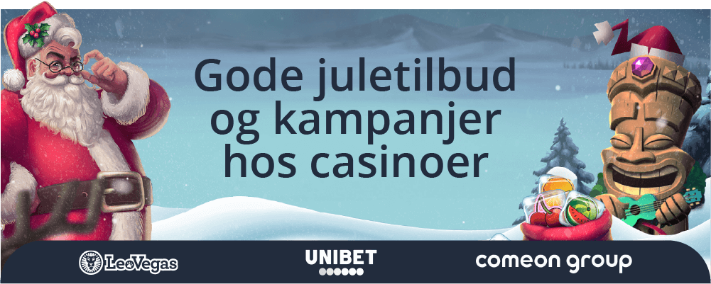 Gode juletilbud og kampanjer hos casinoer