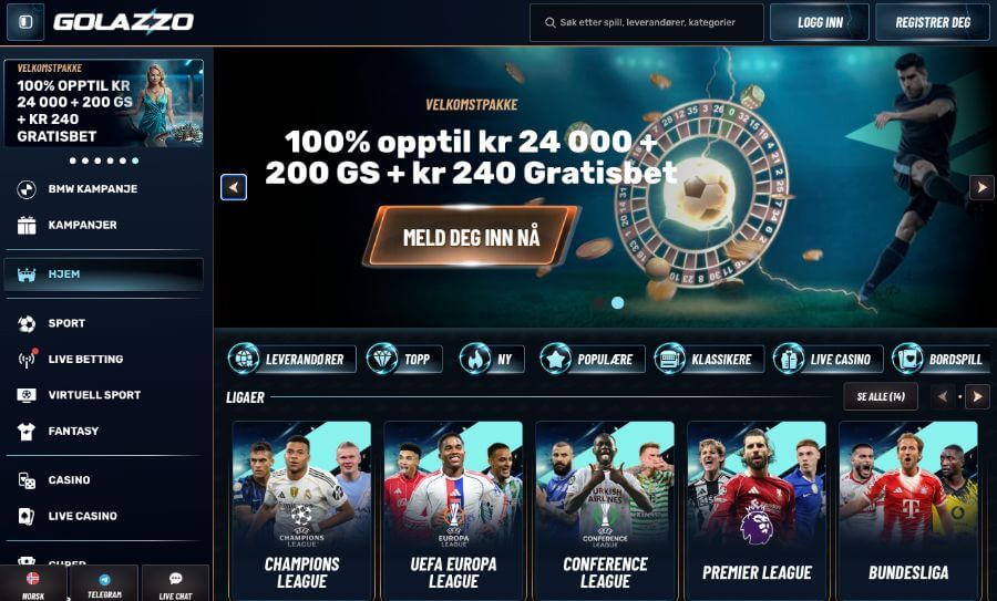 Golazzo forside med bonus