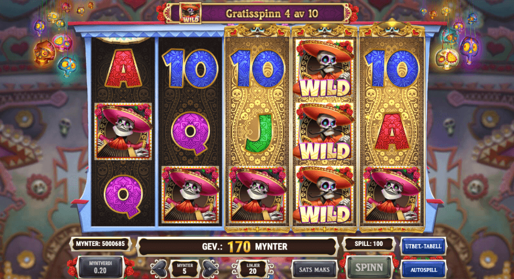 Grim Muerto free spins