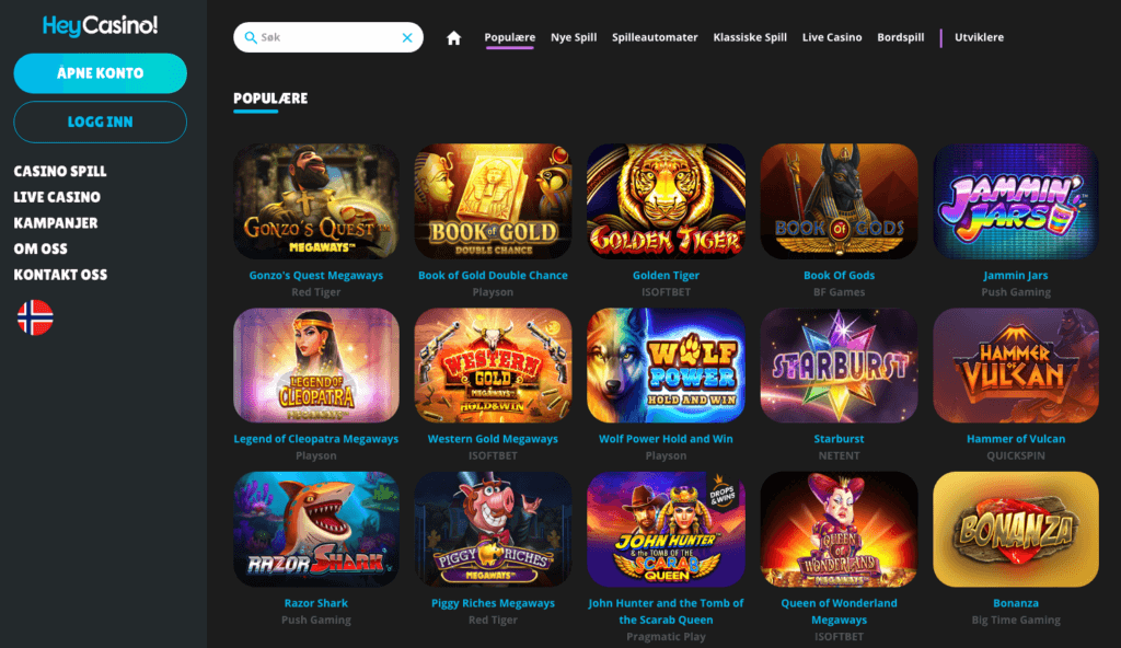HeyCasino spill