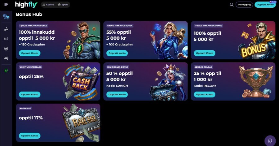 Highfly Bet Bonus Hub