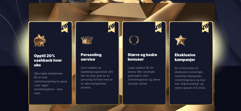 VIP-programmet hos Highroller