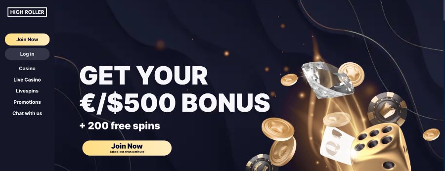 Highroller velkomstbonus