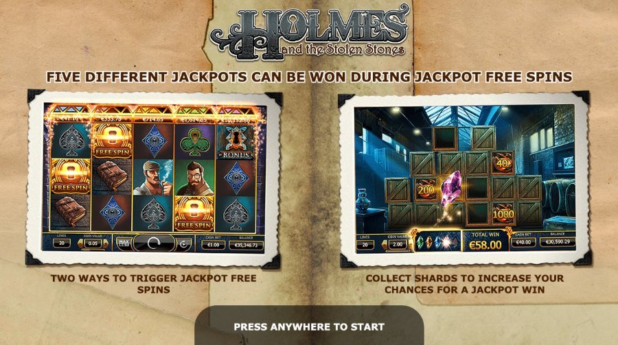 Holmes and the Stolen Stones fra Yggdrasil introbilde