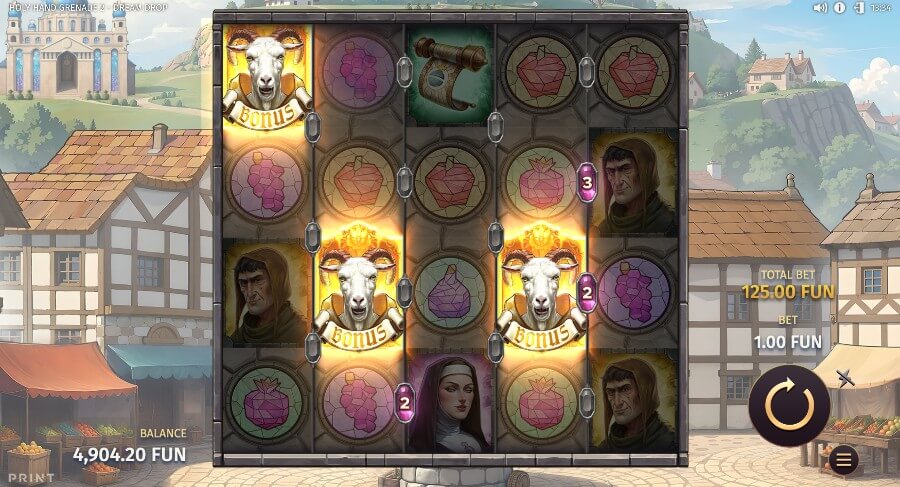 Holy Hand Granade 2 Bonus