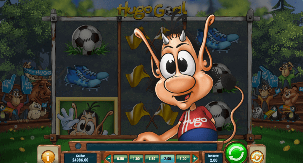Spilleautomaten Hugo Goal