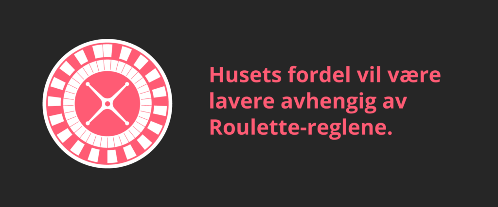 Husets fordel og Roulette regler