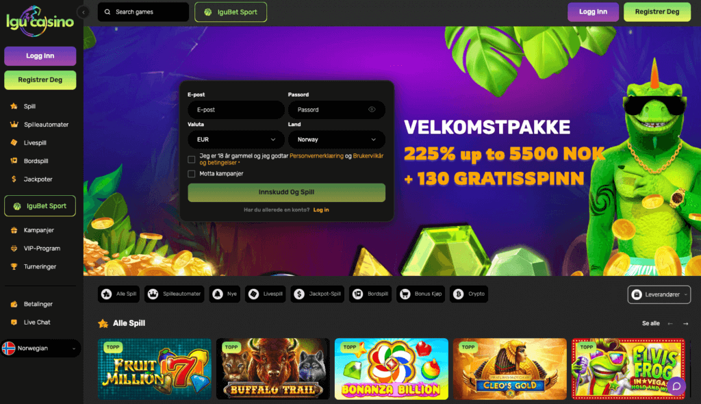 Forsiden til Igu Casino