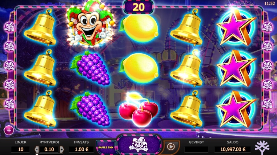 Spilleautomaten Jokerizer er et casino jokerspill fra spillutvikleren Yggdrasil
