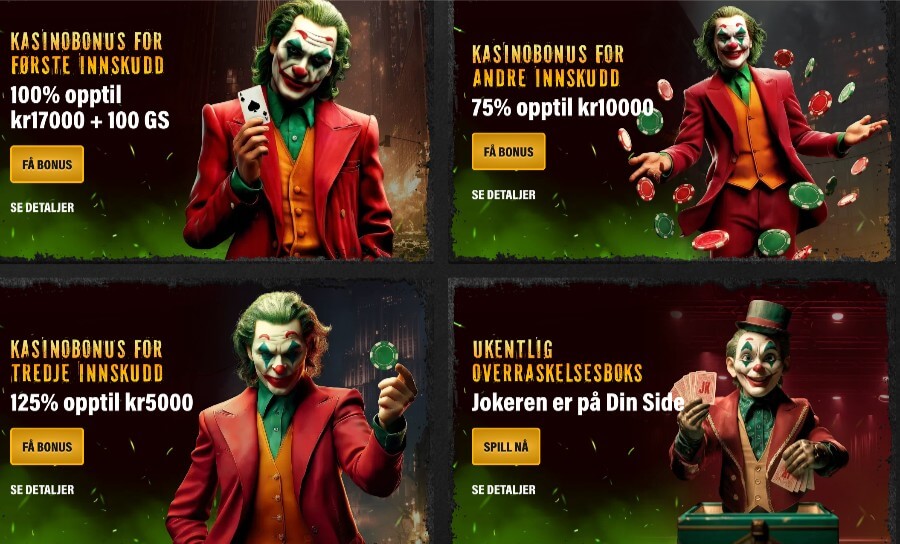 Kampanjesiden til Jokery