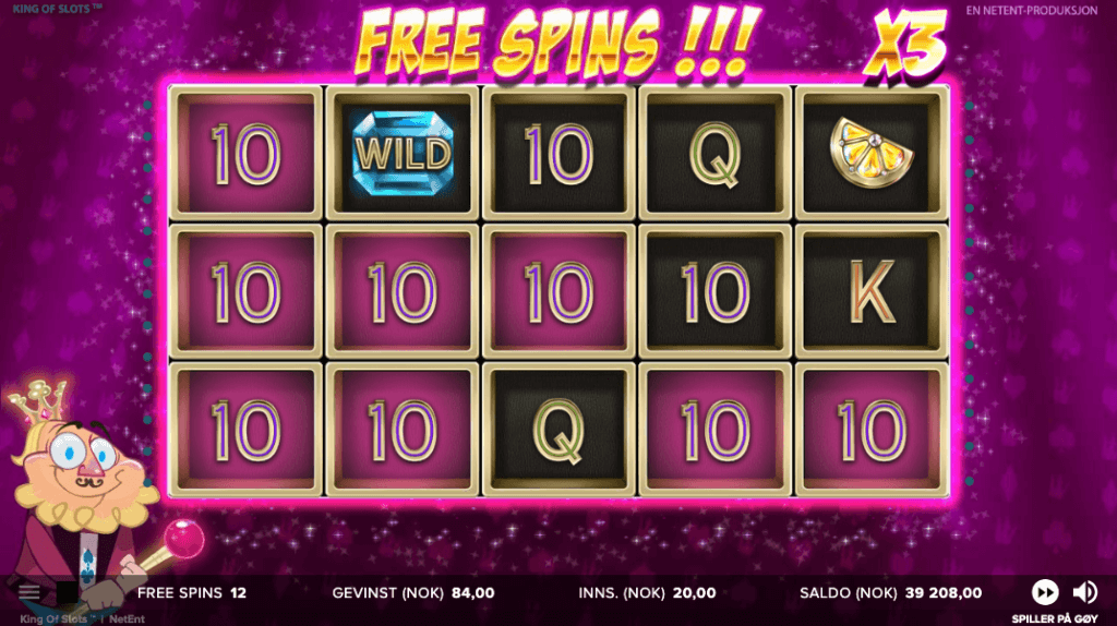 King of Slots free spins