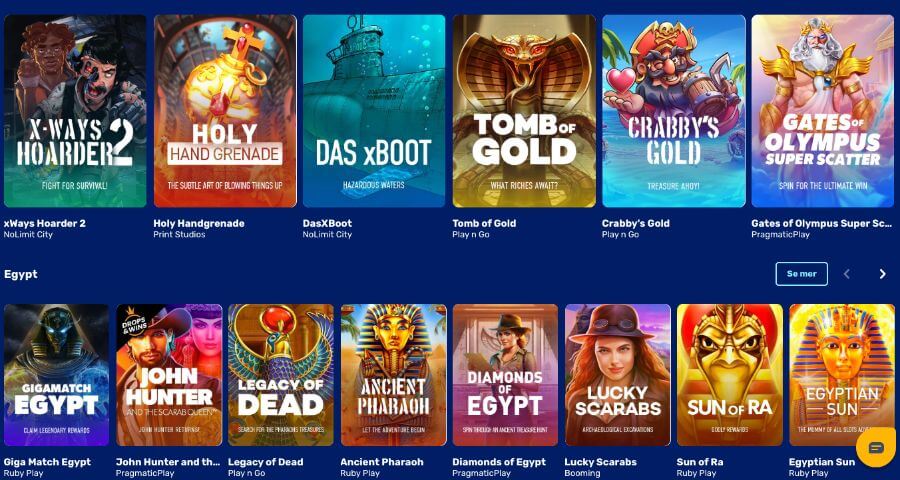 Kodabet har klassiske spilleautomater og andre casinospill