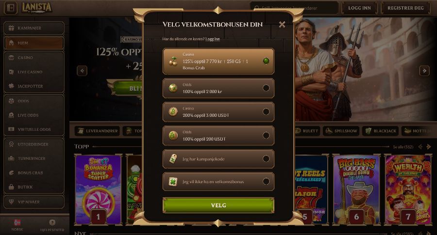 Lanista Registrering