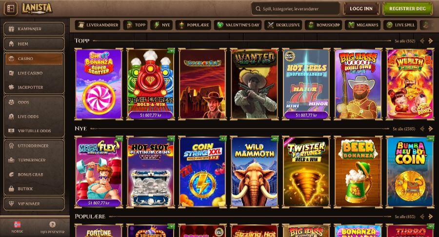 Lanista Spilleautomater