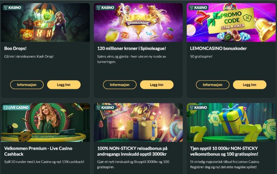 Lemon Casino kampanjer