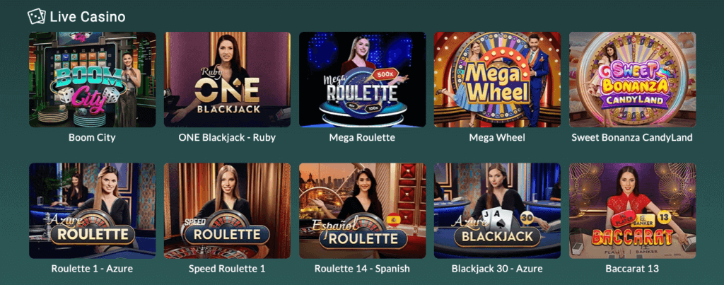 Live casino hos Lemon Casino