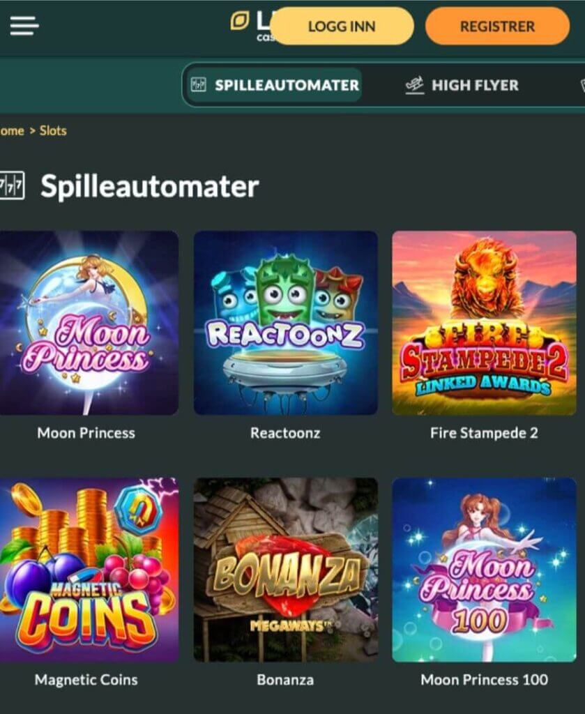 Lemon Casino mobilcasino