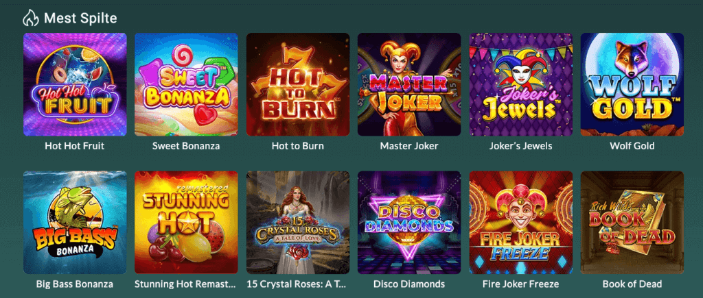 Spilleautomater hos Lemon Casino