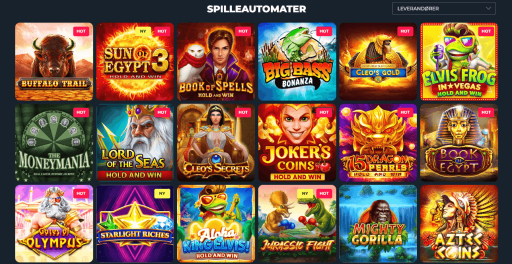 Spilleautomater hos Loki Casino