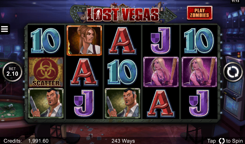 Spilleautomaten Lost Vegas av Microgaming