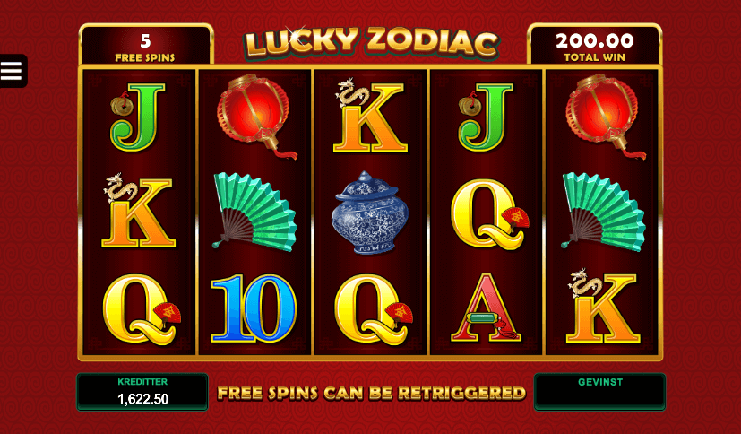 Lucky Zodiac free spins