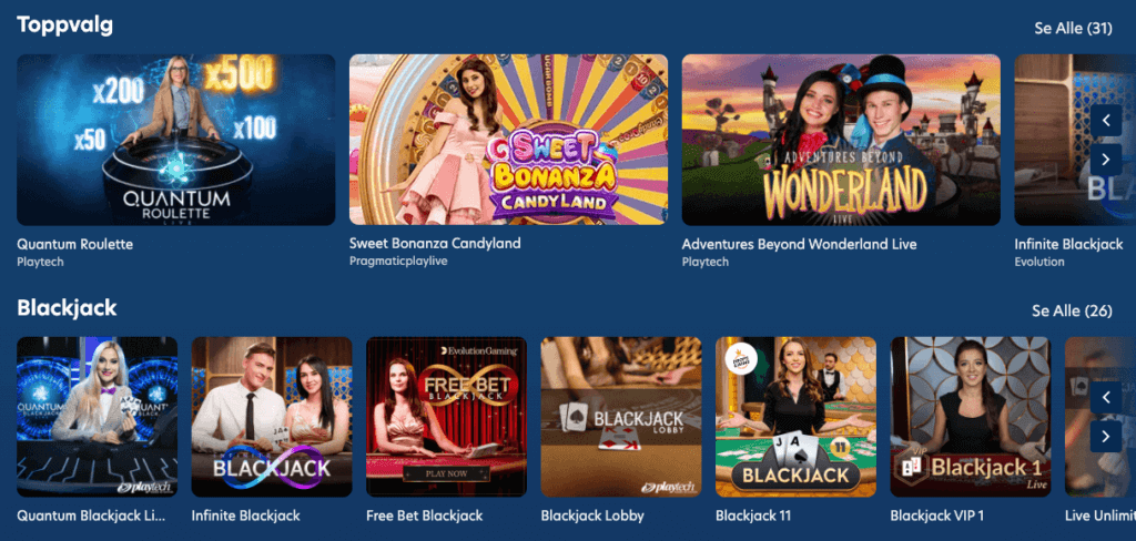 LuckyDreams Casino - Live Casino