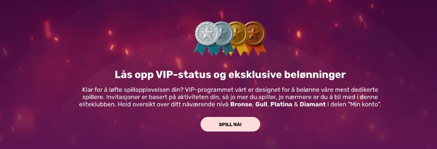 LuckyFruits har et omfattende VIP-program