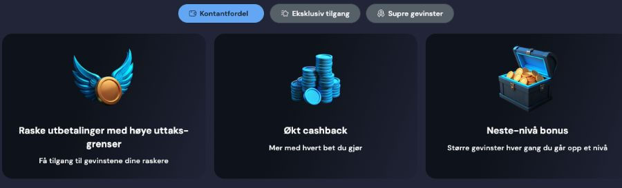 LuckyWins har et interessant VIP-program