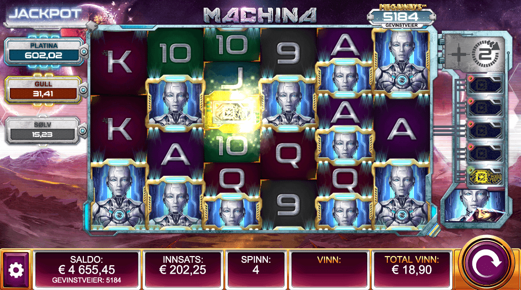 Machina Megaways™ free spins