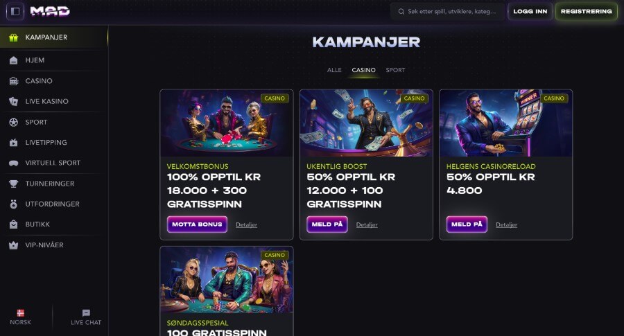 Madcasino Kampanjer