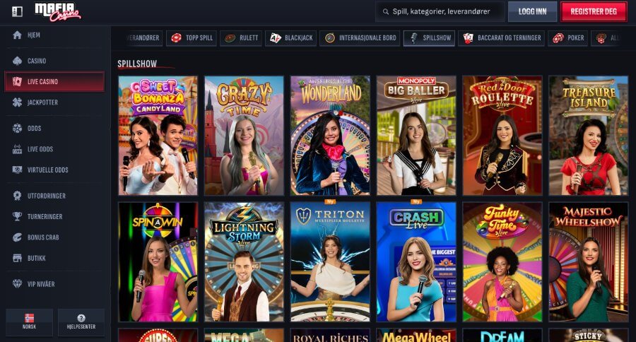 Mafia Casino Game Shows