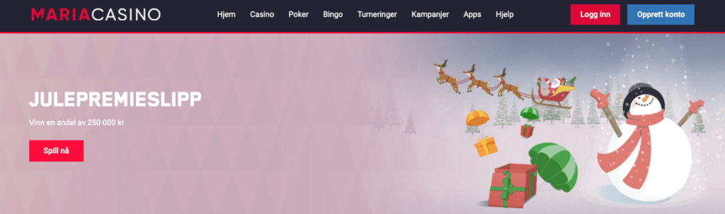 Maria Casino julepremieslipp