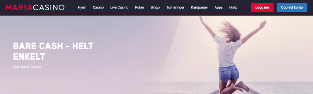 Cashback hos Maria Casino