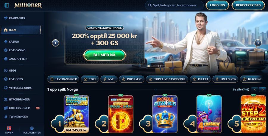 Forsiden til Millioner med bonus