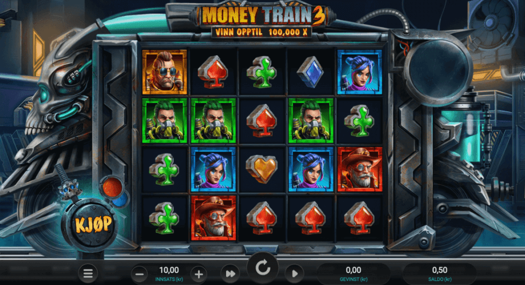 Spilleautomaten Money Train 3 av Relax Gaming