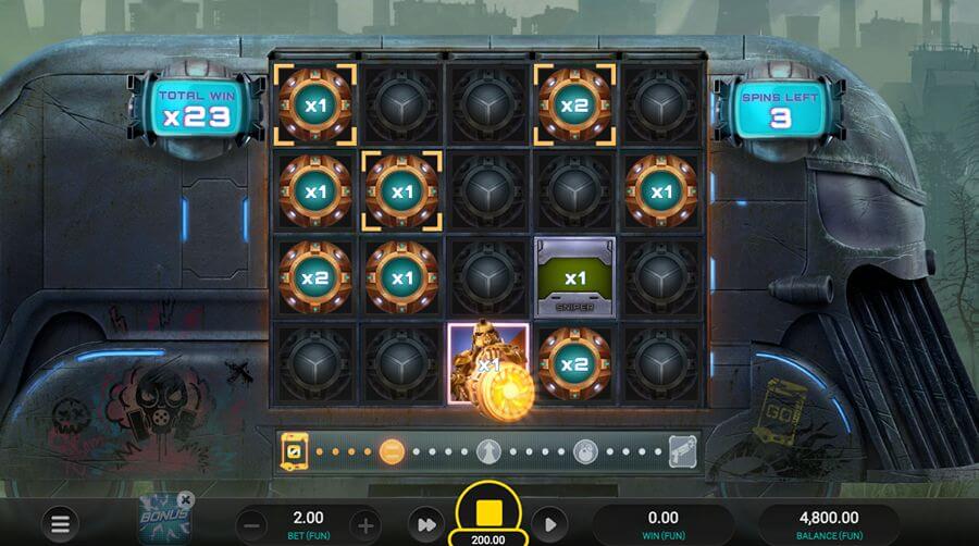 Free spins på spilleautomaten Money Train 5