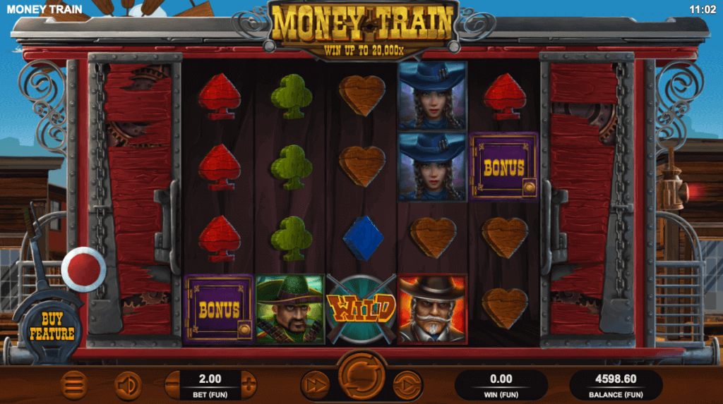 Spilleautomaten Money Train av Relax Gaming