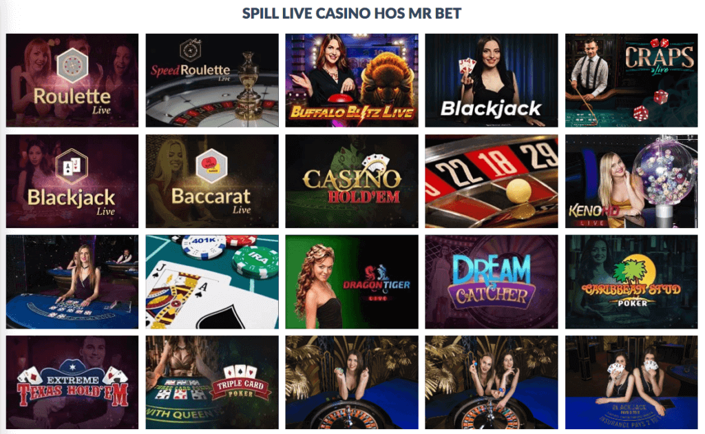 Mr.Bet Casino - Live Casino