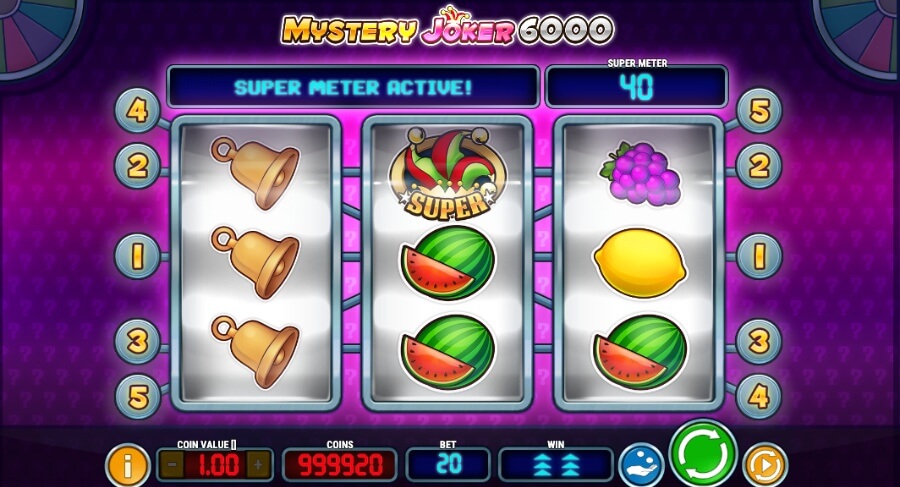 Spilleautomaten Mystery Joker 6000 er et casino jokerspill fra spillutvikleren Play'n GO