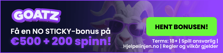 Spill ansvarlig med en bonus som er No sticky