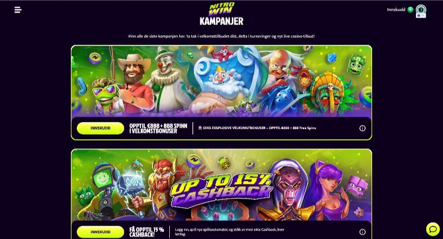 Nitrowin Kampanjer