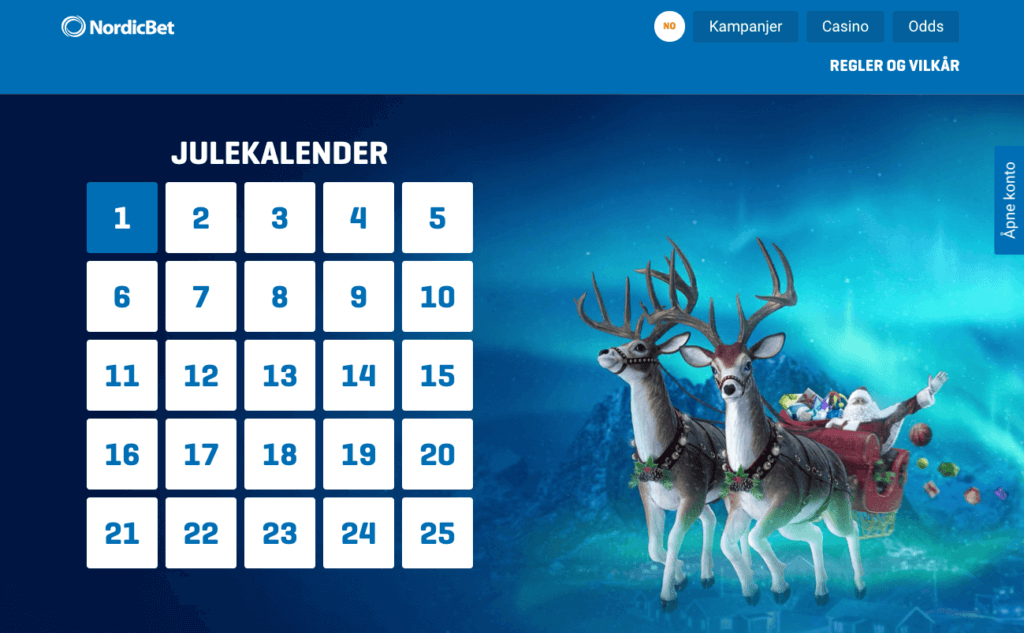 Nordicbet julekalender 2021