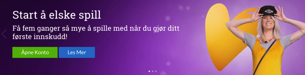 Norgesautomaten velkomstbonus