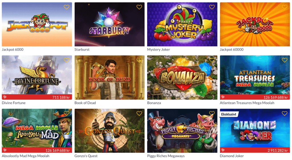 Norgesautomaten spill med free spins