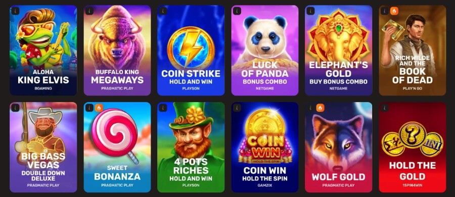 Oliver Casino har et godt utvalg av spilleautomater og andre casinospill