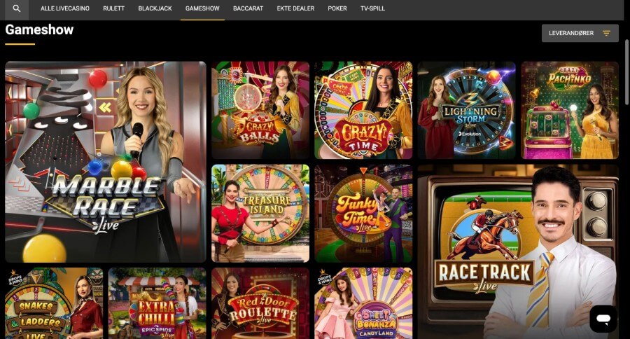 Olympusbet Game Shows