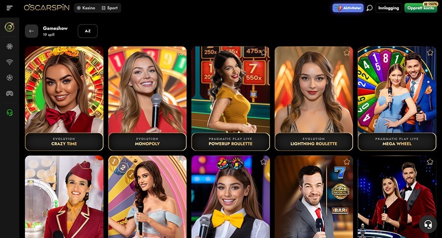 Oscarspin Game Shows