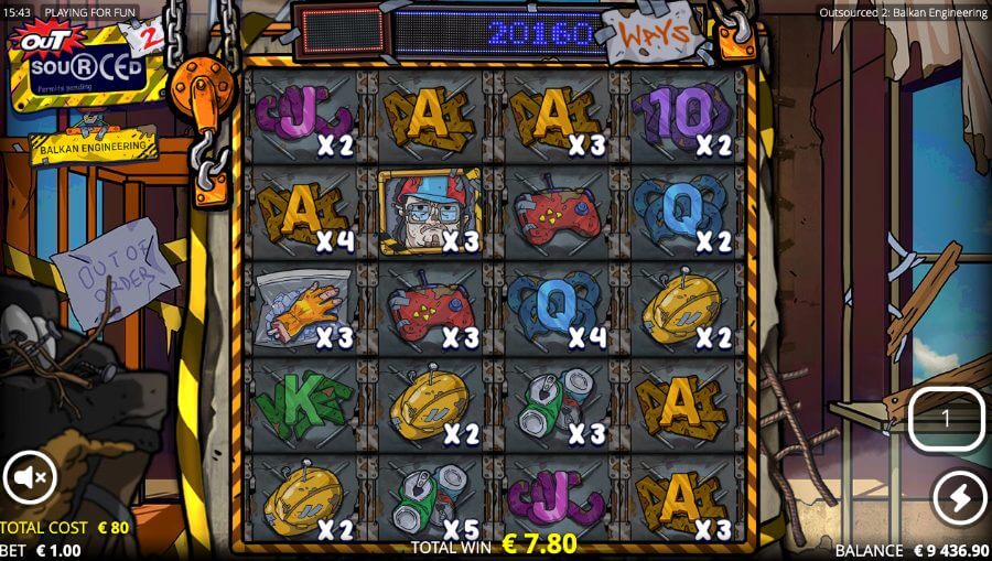 Free spins på Outsourced 2 - Balkan Engineering