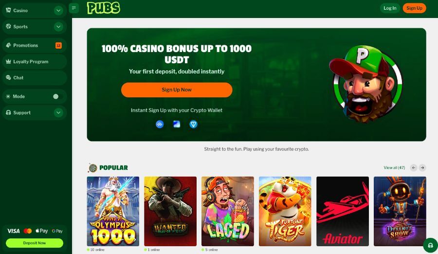 PUBS forside med en bonus